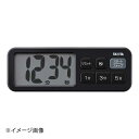 タニタ タニタ 抗菌でか見えタイマーTD-431 BK マットブラック
