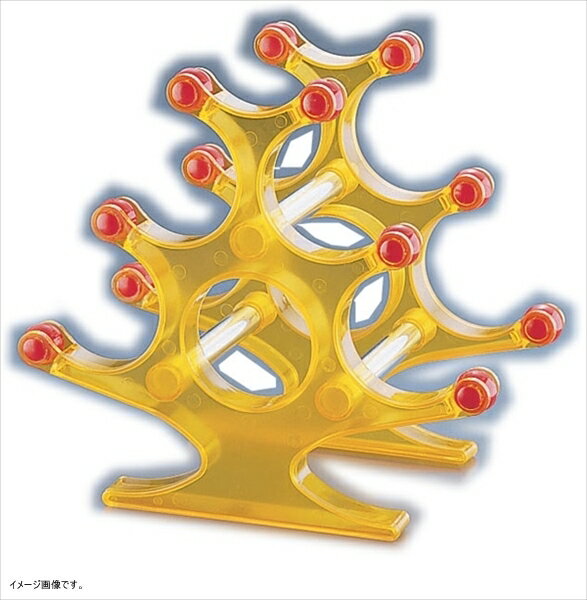 アクリル カラーワインラック 5ボトルWNBR-T オレンジ PLT131