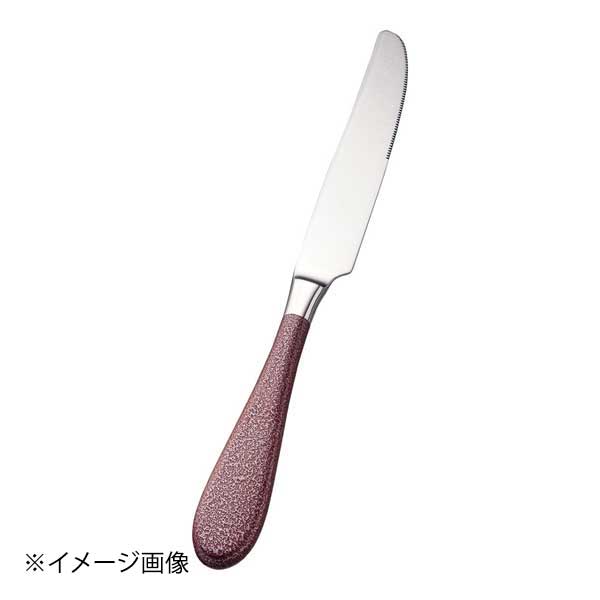 遠藤商事株式会社 18-8エナメルレッド デザートナイフ(刃付)(HH) レッド