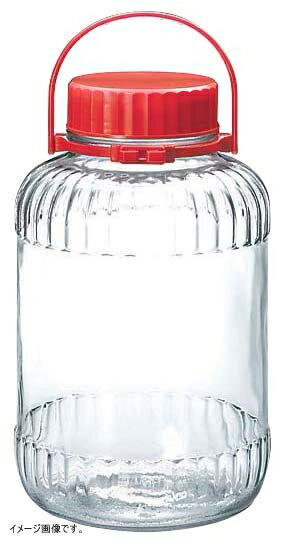 ガラス製 果実酒びん 10号 I-71808-R-A-JAN 8L