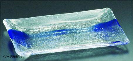 硝子和食器 一筆1 長角大皿