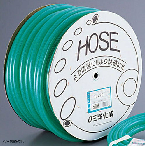 クリアグリーン 水道用ホース 耐圧タイプ (50m巻) KHC13