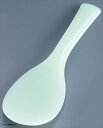 魔法のしゃもじ(スケルトン)溝付 グリーン 20.5cm 抗菌