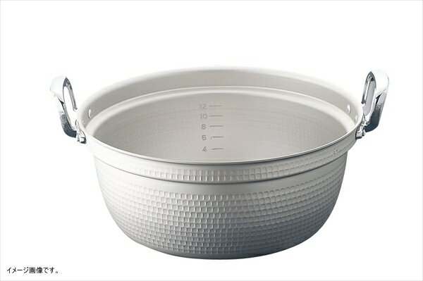 HOKUA(ホクア) マイスター アルミ極厚円付鍋 (目盛付)54cm AEV03054