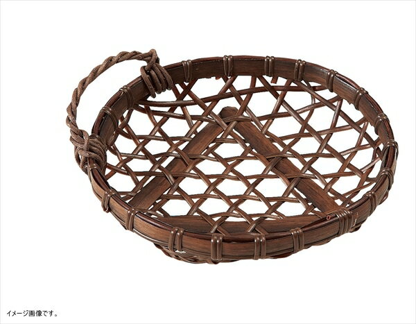 樹脂 ユリ カズラ付 茶 15号 91-034B