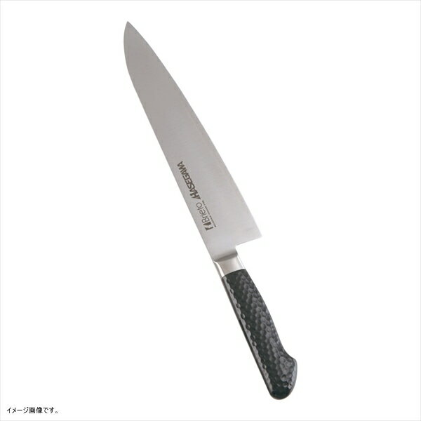 ハセガワ 抗菌カラー庖丁 牛刀 24cm ブラック MGK-24