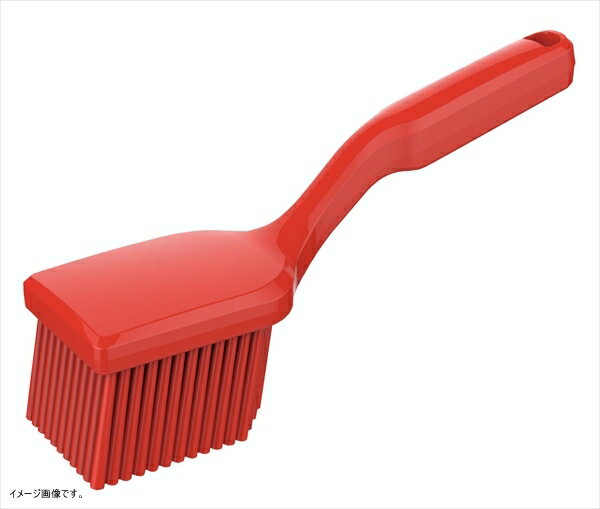 脱毛防止 ショートハンドルブラシ ハード 124333 レッド ＜KTLM101＞