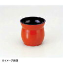若泉漆器 ガラ入 朱天黒(中) 1-771-15