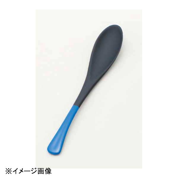 若泉漆器 かゆスプーン 黒/青 H-59-94