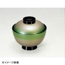 若泉漆器 越前椀 緑銀ぼかしS・H塗 1-166-13