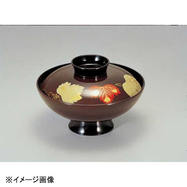 若泉漆器 4.5寸小槌吸椀 溜ツタ 1-184-8