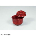 若泉漆器 3.5寸京型吸椀 洗朱椿内朱見返付 本漆塗 手描蒔絵 1-195-2