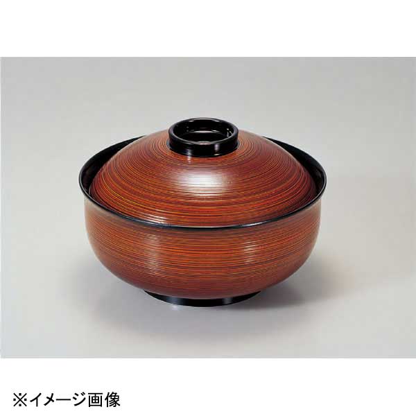 若泉漆器 5寸リリー椀 春慶刷毛目 1-202-10