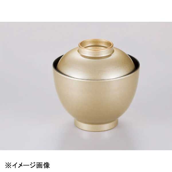 若泉漆器 3.1寸玉子椀 シャンパンゴールド天金 W-19-18