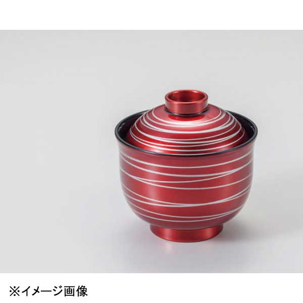 若泉漆器 3寸リリー椀 ワイン乱糸 W-19-62