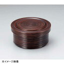 若泉漆器 千筋飯器 栃 (1人用平なし) W-9-13