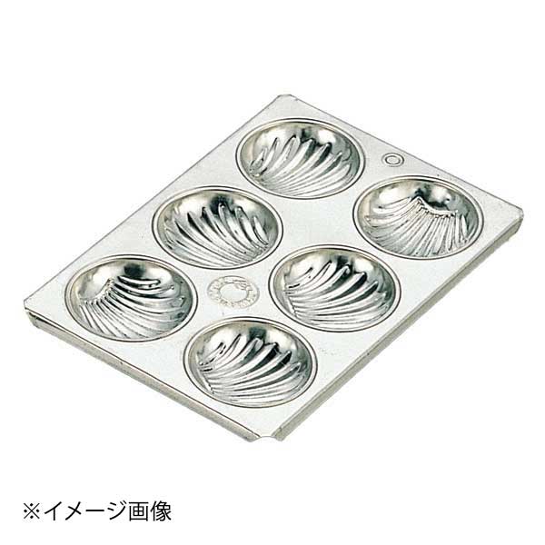 ホワイトサム ブリキ 貝マフィン型 