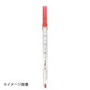 ガラス製棒温度計 (PCケース付) 50℃(AL-310R)