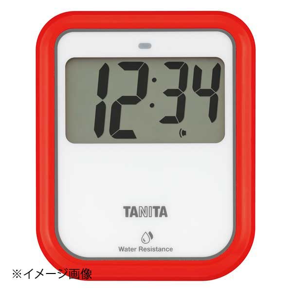 タニタ 非接触タイマー TD-424 レッド