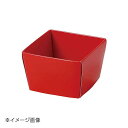 ヤマコー 用美 重箱用 赤色紙中子 9割(G9)7寸用 27749