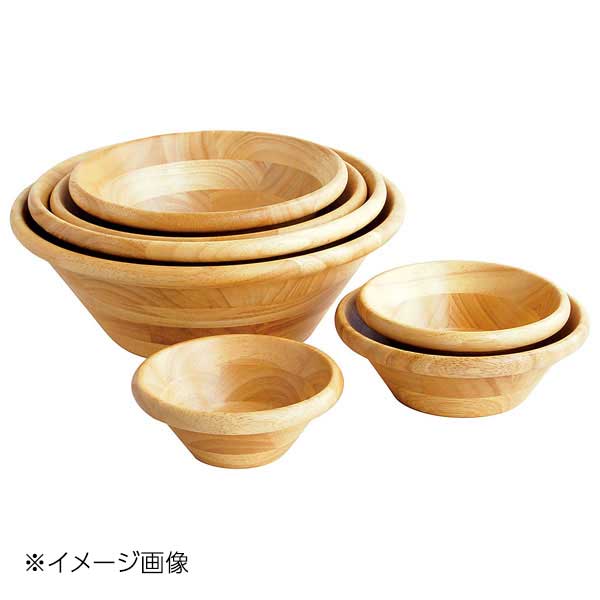 ヤマコー 用美 天然木サラダボウル・ナチュラル φ24cm 32035