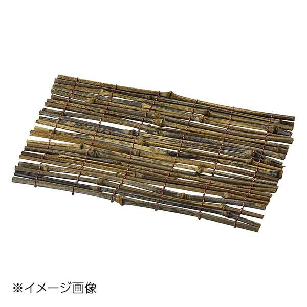 ヤマコー 用美 銅線巻 黒竹すだれ 長角(小) 38645