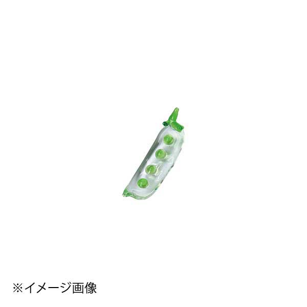 ヤマコー 用美 硝子箸置 野菜(さやえんどう) 08955