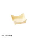 ヤマコー 用美 経木容器(ポプラ) 角皿(100枚入)中 23581
