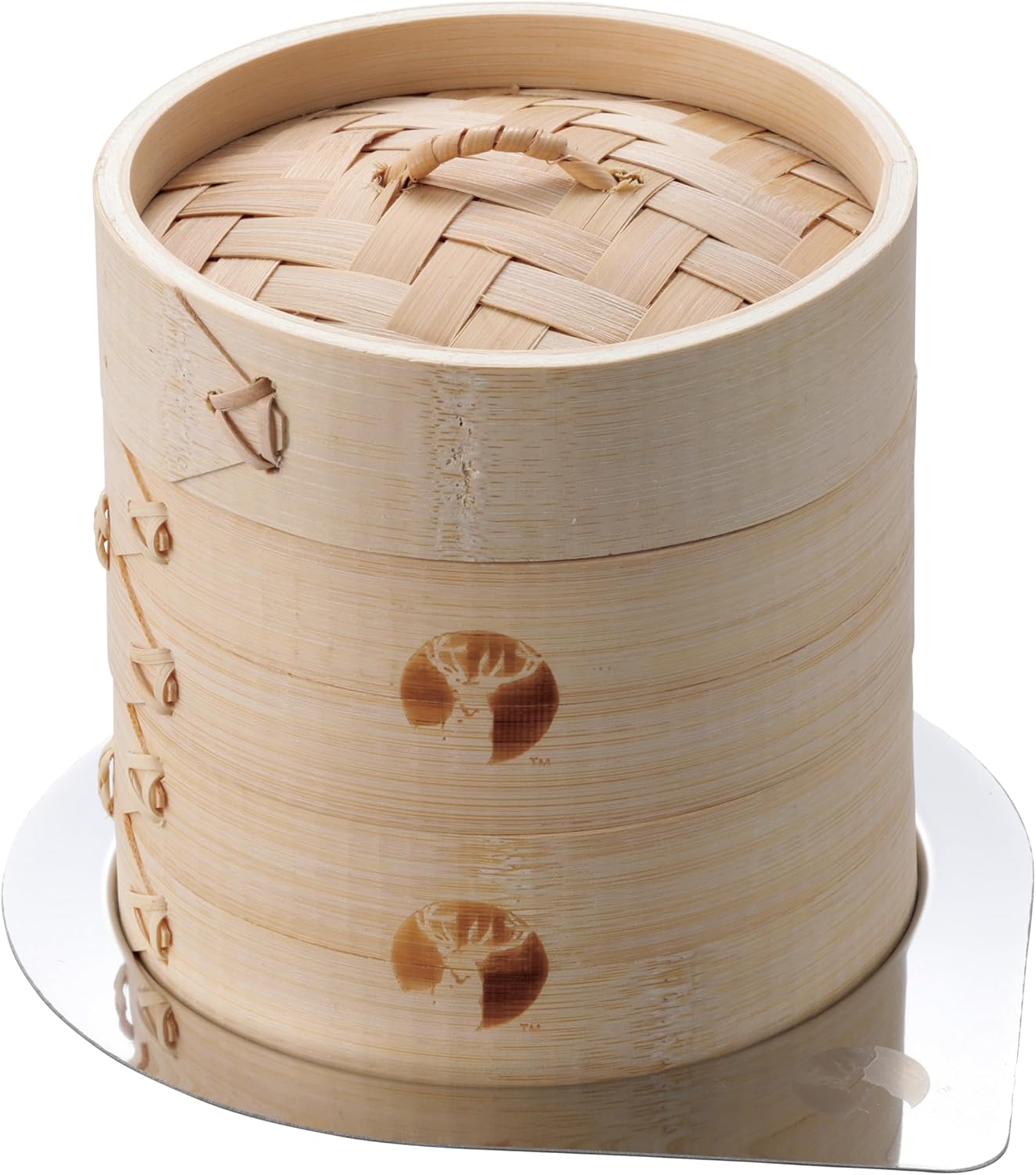 キャプテンスタッグ CAPTAIN STAG 蒸篭 せいろ 蒸し器 SHIKA-SEIRO UH-4731 蓋付き プレート付き 収納袋付き 2段 コンパクト ...