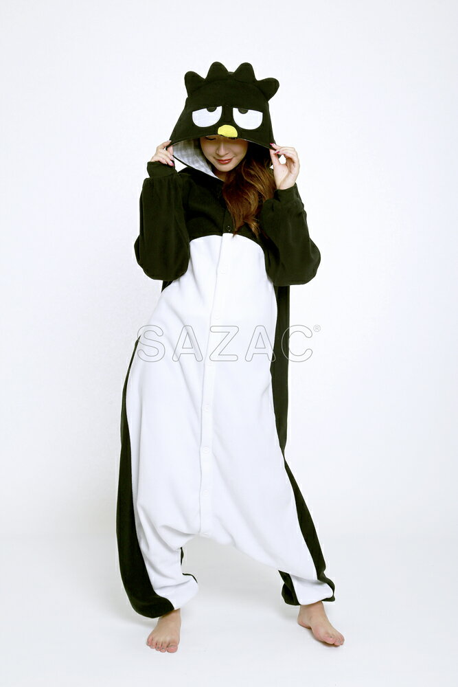 着ぐるみ バッドばつ丸 ばつ丸くん サンリオ フリース 大人用 フリーサイズ パジャマ コスプレ 仮装 SAZAC サザック SAN-1713