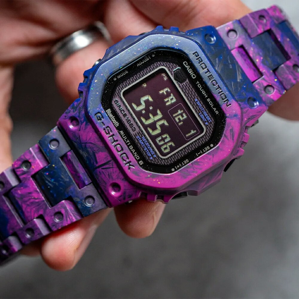 【48回無金利ローン】G-SHOCK ジーショック GCW-B5000UN-6JR DIGITAL カシオ CASIO パープル 正規品 メンズ腕時計 メンズ レディース 腕時計 ブランド デジタル 5000SERIES Gショック プレゼント 送料無料