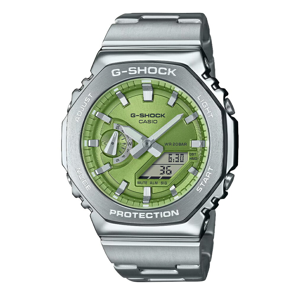 【24回無金利ローン】G-SHOCK ジーショック GM-2110D-3AJF ANALOG-DIGITAL カシオ CASIO グリーン 正規品 メンズ腕時計 メンズ レディース 腕時計 ブランド 2100Series Gショック プレゼント 送料無料