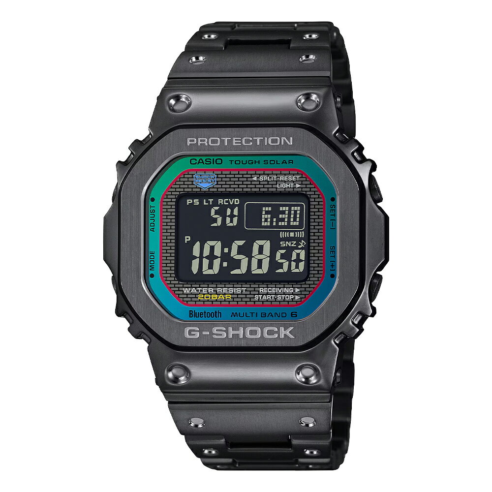 Gショック ジーショック G‐SHOCK カシオ CASIO 黒 くろ 黒色 ブラック　43mm 43ミリ 正規品 メンズ腕時計 メンズ 腕時計 gmw-b5000bpc-1jf 5000シリーズ フルメタル 電波ソーラー 送料無料