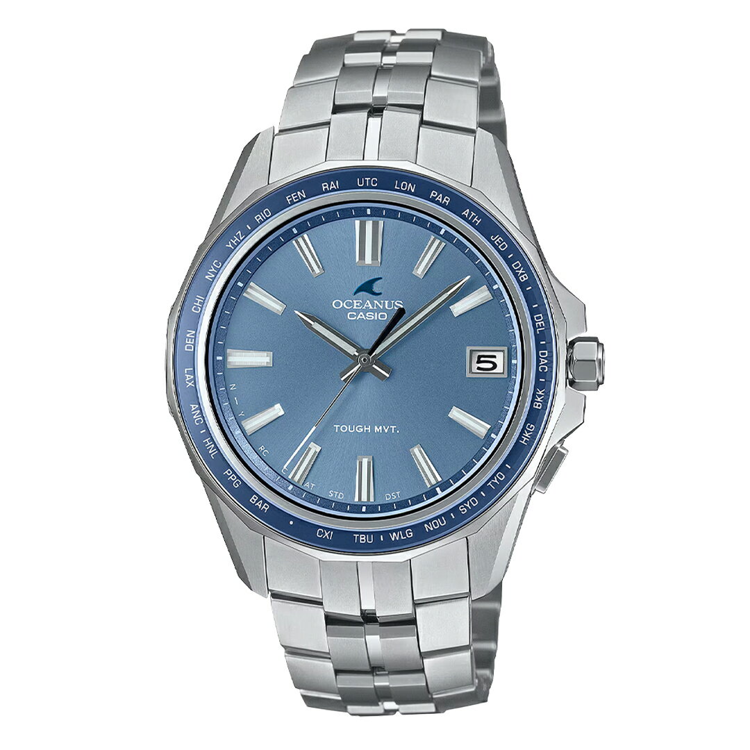 【期間限定！当選で最大100%ポイント還元】【36回無金利ローン】【世界限定700本】カシオ オシアナス OCW-S400SG-2AJR メンズ 腕時計 ブルー 青 青色 カシオ マンタ OCEANUS 20TH ANNIVERSARY 送料無料 限定