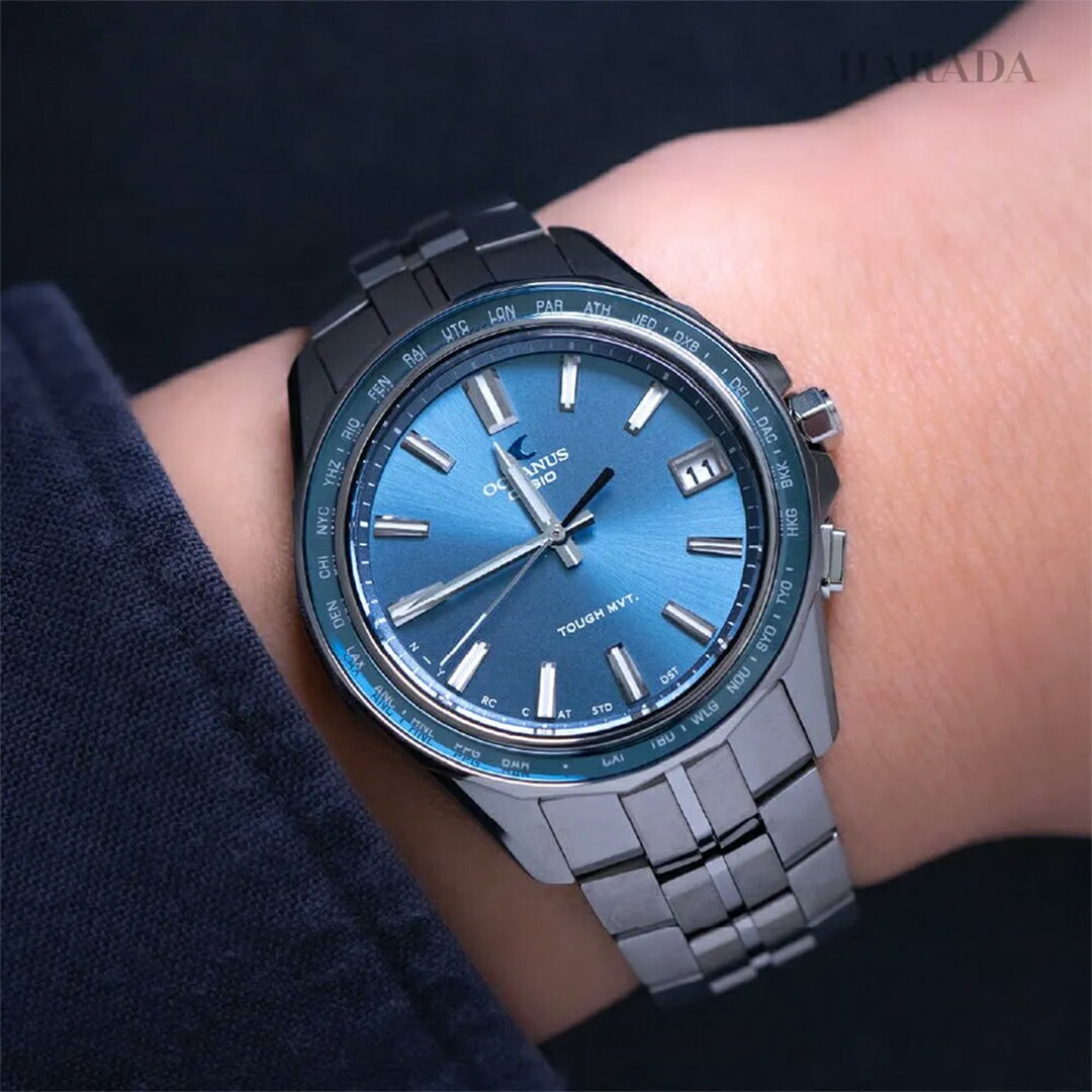 【期間限定！当選で最大100%ポイント還元】【36回無金利ローン】【世界限定700本】カシオ オシアナス OCW-S400SG-2AJR メンズ 腕時計 ブルー 青 青色 カシオ マンタ OCEANUS 20TH ANNIVERSARY 送料無料 限定