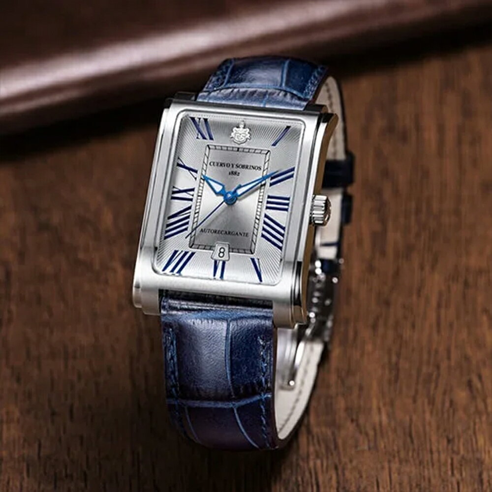 創業97年正規店 48回無金利ローン クエルボ・イ・ソブリノス プロミネンテ 1015-1RAB 43mm×32mm メンズ 腕 hrd-web-shop-10000553 HARADA 楽天市場店 サンプル画像2