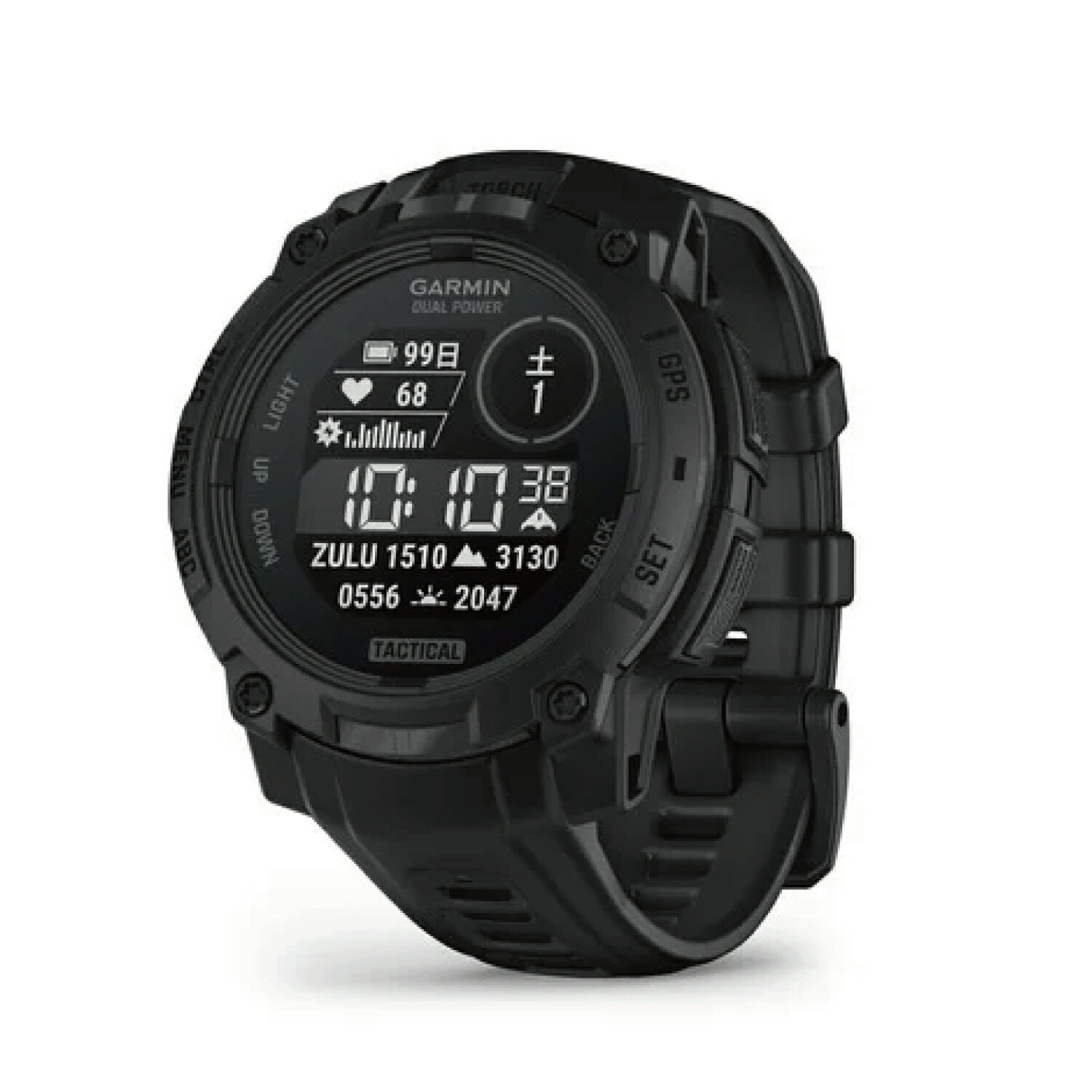 【24回無金利ローン】ガーミン GARMIN Instinct 3 Dual Power Tactical 45mm インスティンクト 3 デュアルパワー 010-02934-80 Black ブラック 黒 メンズ レディース 腕時計 スマートウォッチ GPS Bluetooth アウトドア スポーツ トレーニング 送料無料 ラッピング無料