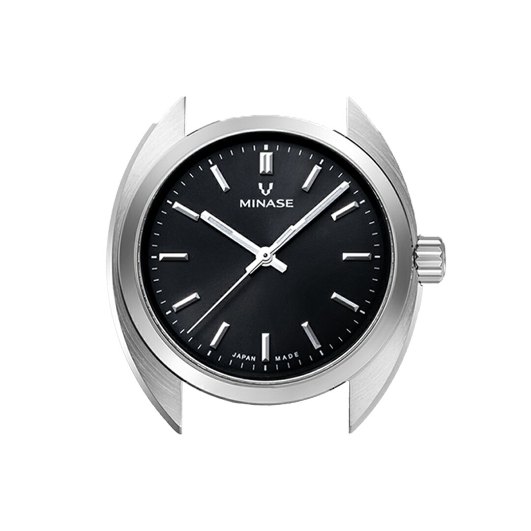 【2/1限定！当選で最大100%ポイント還元】【60回無金利ローン】ミナセ MINASE マスタークラフト MASTER CRAFT M3 サンレイ文字盤 M3M3-BK2 39mm 男性 メンズ 腕時計 ブラック 黒 自動巻き 機械式 メカニカル ザラツ研磨 ケースのみ 日本製 国内正規品 送料無料