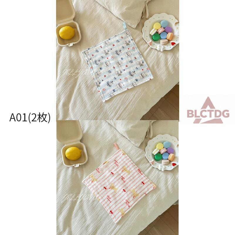 送料無料 2枚組 ガーゼタオル ベビー フェイスタオル 保育園 25×25cm 30 × 30cm 綿100% 入園準備 ハンドタオル ガーゼハンカチ キッズ 新生児 バスタオル バスタオルト [2]