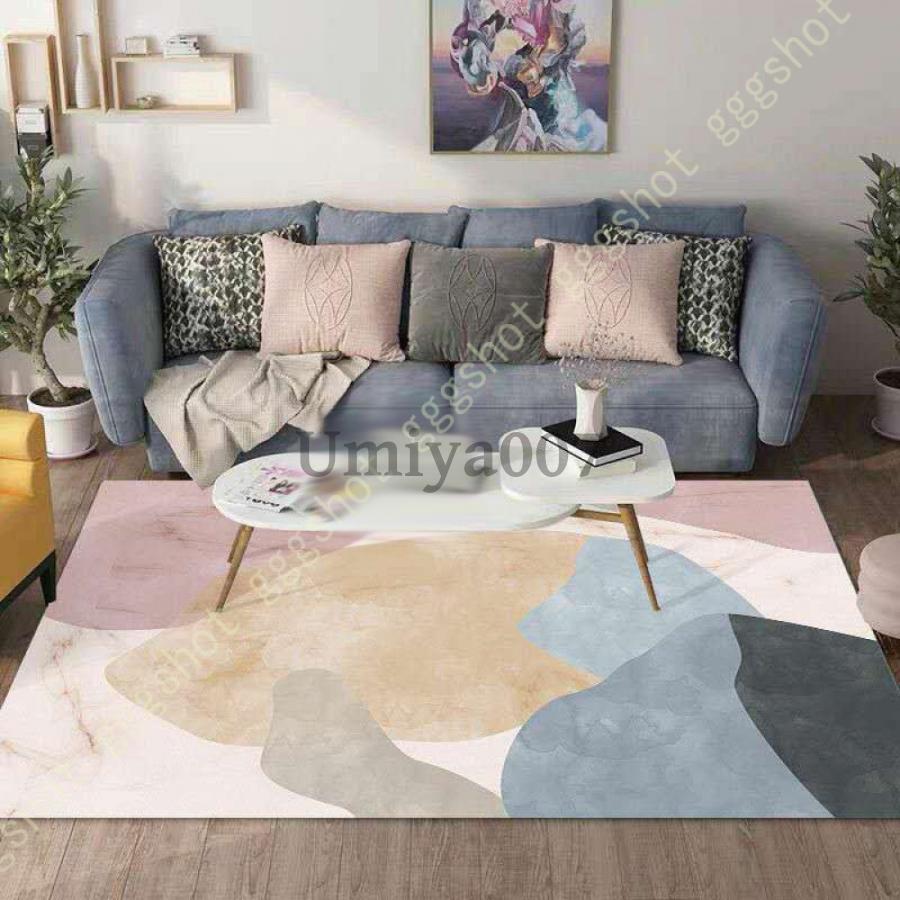 Rakuten - ラグ ラグマット 200x250 カーペット 洗える おしゃれ 北欧 踏み心地良い 柔らかい 厚手 触さよい 床暖房対応 グレー 折り畳み 滑り止め付 吸水 抗菌 防臭