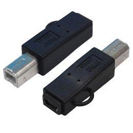 変換名人 変換プラグ USB B オス →miniUSB メス USBBA-M5B