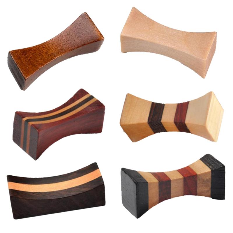 SAKIRABITO 木製箸置き 和風 カトラリーレスト 和食 天然木 6種6個セット