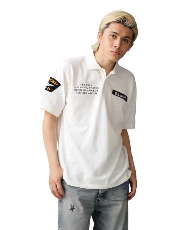   NAVAL PATCHED POLO SHIRT ネイバル パッチド ポロシャツ メンズ 783-2936001