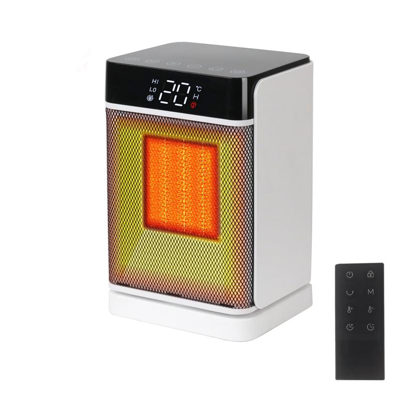 小型セラミックヒーター 【2025新定番・節電・知能恒温】 セラミックファンヒーター 8W/900W ...