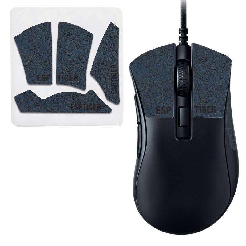 【生産終了 販売】 EsportsTiger マウス グリップ テープ Razer DeathAdder V2 Mini 用 マウスグリップ アンチスリップ テープ ゲーミングマウス 用 滑り止めグリップテープ カット済 1セット入り 表面...