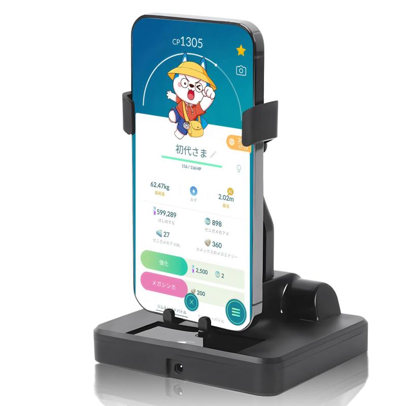 Rikuto 振り子 スマホ【2026革新モデル・1時間に約1万歩】スマホスインガードラクエウォーク·駅メモ·自動で歩数を稼ぐ 横揺れ振り子式 低騒音 自動孵化装置 USB給電式 滑り止め付 耐磁保護