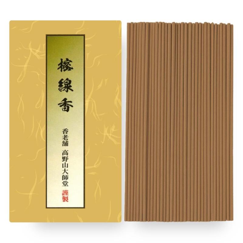 【安心の国内製造】お香 お線香 シキミの香り 樒 しきみ線香 仏壇用 瞑想 浄化 結界 樒高野霊香 5寸 大箱 高野山大師堂