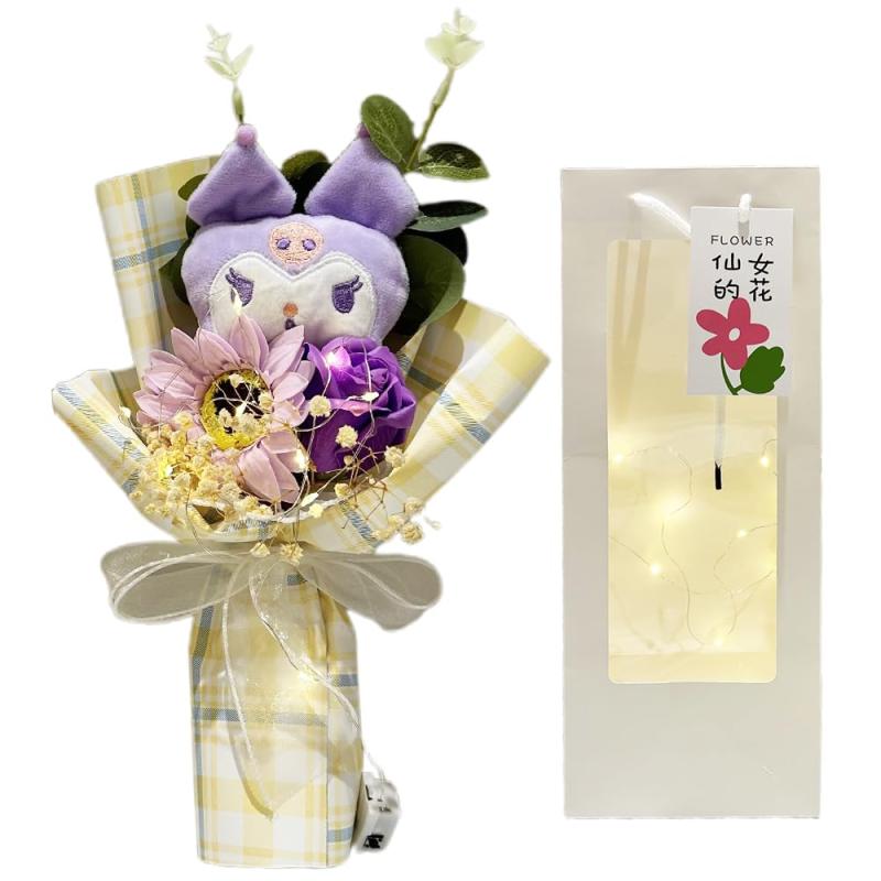 ポチャッコ花束ソープフラワーサンリ...