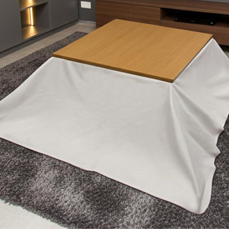 Rakuten - こたつ上掛け 防水 防汚 正方形 190x190cm コタツ カバー 抗菌 消臭 防カビ 布団カバー 上掛けカバー 拭ける お手入れ簡単 無地 北欧 おしゃれ シンプル 省エネ 保温 節電 汚れ防止 明和グラビ