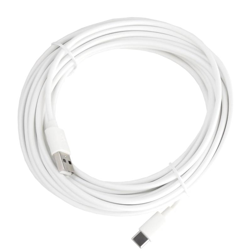 KAUMO USB Type-C 電源ケーブル 電源専用コード (Type-C/Type-A) ホワイト 6m